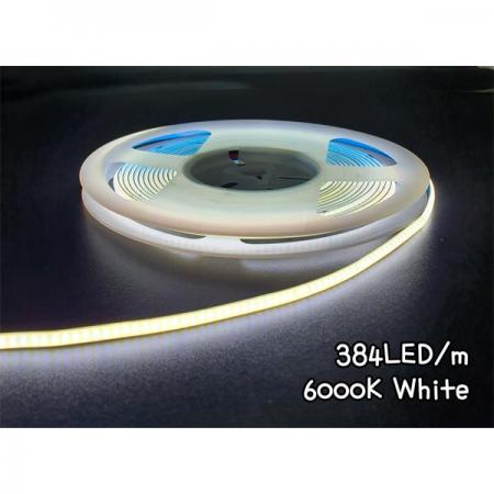 디바이스마트,LED/LCD > LED 인테리어조명 > 플렉서블 LED,samgu electro,COB LED STRIP 12V, 고밀도 플랙시블 384LED 5mm/5M Reel 6000K white [SZH-COB013],COB LED 스트립 / 12V, 10W / 화이트 (White) 6000K  / 폭 :5mm / 길이 :5m 롤 / 384 led