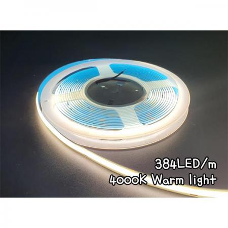 디바이스마트,LED/LCD > LED 인테리어조명 > 플렉서블 LED,samgu electro,COB LED STRIP 12V, 고밀도 플랙시블 384LED 5mm/5M Reel 4000K warm light [SZH-COB014],COB LED 스트립 / 12V, 10W / 웜라이트 (Warm light) 4000K  / 폭 :5mm / 길이 :5m 롤 / 384 led