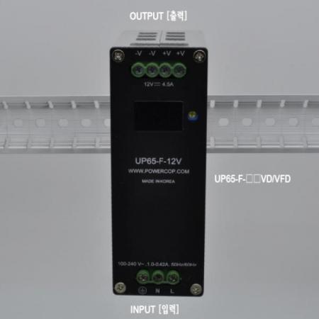 디바이스마트,전원/파워/배터리 > SMPS > DIN Rail 타입,파워캅(Powercop),UP65-F-28VD (65W 28V 딘레일타입),AC-DC 40~65W SMPS / 출력전압 : 28V / 출력전류 : 1.9A / 입력전압 : AC 90~264V / 변환효율 : 88% / 파워캅 / DIN Rail 타입 1채널