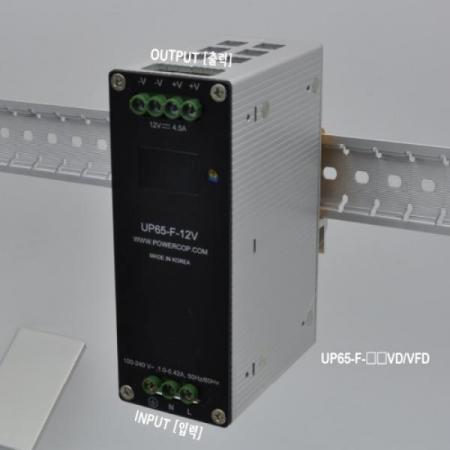 디바이스마트,전원/파워/배터리 > SMPS > DIN Rail 타입,파워캅(Powercop),UP65-F-48VD (65W 48V 딘레일타입),AC-DC 40~65W SMPS / 출력전압 : 48V / 출력전류 : 1.1A / 입력전압 : AC 90~264V / 변환효율 : 88% / 파워캅 / DIN Rail 타입 1채널