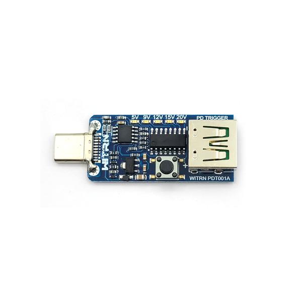 퀵차지용 PD 디코이 모듈 ADJ Type-C(M)  USB A(F) [PDT001A-AF]