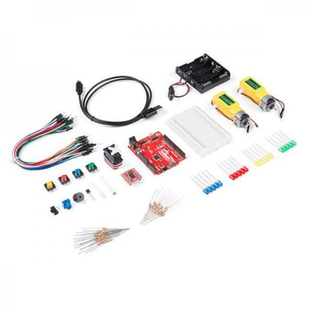 디바이스마트,오픈소스/코딩교육 > 아두이노 > 아두이노 교육용키트,SparkFun,SparkFun Tinker Kit [KIT-18577],Arduino 프로그래밍 언어로 프로그래밍 및 하드웨어 상호 작용 하기 좋은 제품 / Qwiic 기능이 추가 /  LED 깜박임, 센서 읽기, 서보 구동 등을 가르치는 11개의 회로를 완성하는 데 필요한 모든 것이 있습니다