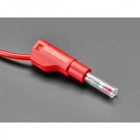 디바이스마트,계측기/측정공구 > 전기/전자 계측기 > 액세서리,Adafruit,Retractable Stacking Banana Plug Cable - Red 0.5 meter long [ada-5471],개폐식 바나나 플러그 케이블 / 빨강색 / 길이 : 50cm