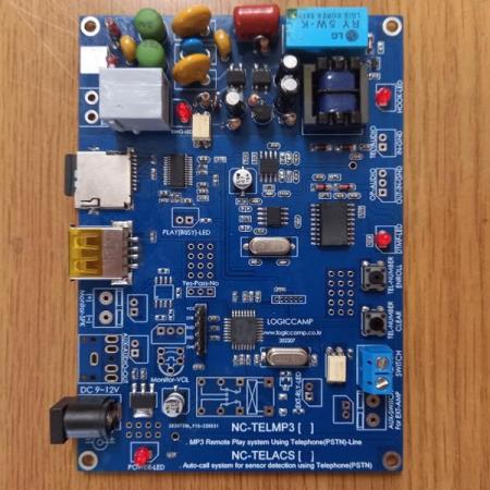 디바이스마트,MCU보드/전자키트 > 음악/앰프/녹음 > MP3/음악재생,네오틱스,전화선(PSTN)을 이용한 스위치 감지, 음성 자동통보 시스템(일반전화, 휴대전화 통보가능) (NC-TELACS),86mm X 120.75mm / 입력 전압 : DC 9~12V / 소모 전류 (1) 대기 시 : 약 70mA 전/후 (2) 동작(통보) 시 : 약 150mA 전/후
