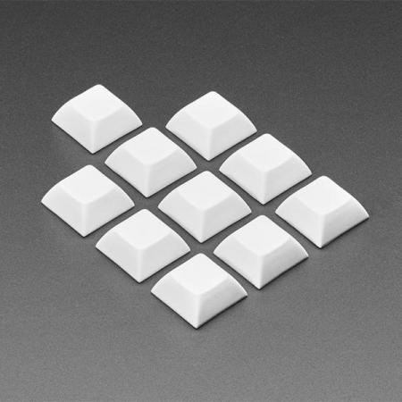 디바이스마트,MCU보드/전자키트 > 버튼/스위치/제어/RTC > 버튼/스위치/조이스틱,Adafruit,White DSA Keycaps for MX Compatible Switches - 10 pack [ada-4998],흰색 DSA 키캡 10팩 / Cherry MX 호환 / 기계식 키보드 / 스위치 / 라벨 없는 키 캡