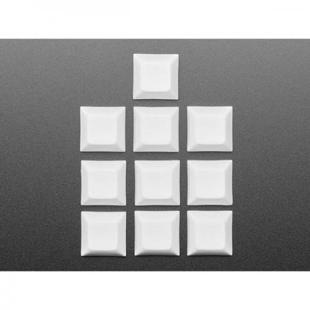 디바이스마트,MCU보드/전자키트 > 버튼/스위치/제어/RTC > 버튼/스위치/조이스틱,Adafruit,White DSA Keycaps for MX Compatible Switches - 10 pack [ada-4998],흰색 DSA 키캡 10팩 / Cherry MX 호환 / 기계식 키보드 / 스위치 / 라벨 없는 키 캡