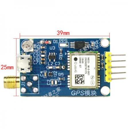 디바이스마트,MCU보드/전자키트 > 통신/네트워크 > GNSS/GPS > 일반용 GPS 모듈,SMG,NEO-6M GPS 모듈 (Micro USB/ 안테나 결합/ SMA 포트) [SZH-NEO01],아두이노, 라즈베리파이 호환 /ublox NEO-6M GPS / 3.3V-5V /  기본 baud rate: 9600 / Interface : SMA, RS232 TTL, 5핀 / 안테나 결합 형 / SMA 포트 안테나 호환 /납땜 O