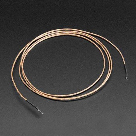 디바이스마트,센서 > 온도/습도/수위센서 > 센서 프로브,Adafruit,Thermocouple Type-K Glass Braid Insulated - K [ada-270],유리 섬유 브레이드를 사용하므로 100°C이상 고온 측정가능 / 온도프로브 / 최대 500°C(900°F)까지 양호 / 길이 : 약 1m