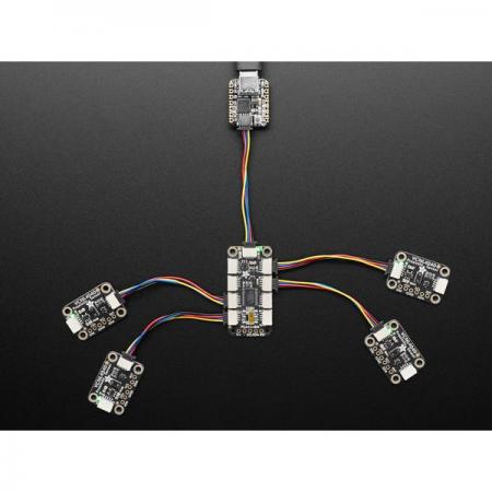 디바이스마트,MCU보드/전자키트 > 전원/신호/저장/응용 > 인터페이스/먹서,Adafruit,Adafruit PCA9548 8-Channel STEMMA QT / Qwiic I2C Multiplexer - TCA9548A Compatible [ada-5626],PCA9548 8채널 / I2C 멀티플렉서 / TCA9548A 호환 / JST SH 1mm 커넥터(8개) / 레귤레이터 / 레벨 시프트 / 크기 : 40.6x20.2x4.8(mm) / 5.1g