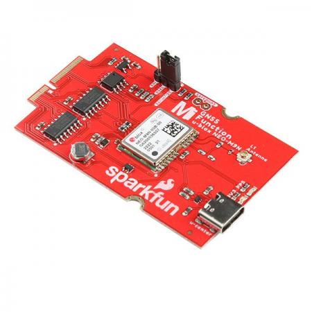 디바이스마트,MCU보드/전자키트 > 통신/네트워크 > GNSS/GPS > 정밀/고성능 GPS 모듈,SparkFun,SparkFun MicroMod GNSS Function Board - NEO-M9N [GPS-18378],92채널 u-blox M9 엔진 GNSS 수신기 / 4개의 GNSS 동시 수신 / U-blox 기반 / 1.5m 정확도 / 저전력 / RTC용 1.5mAh 백업 배터리 / 3.3V/600mA AP2112K 전압 조정기