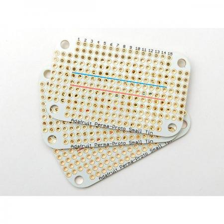 디바이스마트,커넥터/PCB > PCB기판/관련상품 > 브레드보드,Adafruit,Adafruit Perma-Proto Small Mint Tin Size Breadboard PCB - 3 pack [ada-1214],소형 브레드보드 PCB 3개 / 포지티브/네거티브 표시가 있는 2개의 파워 레일