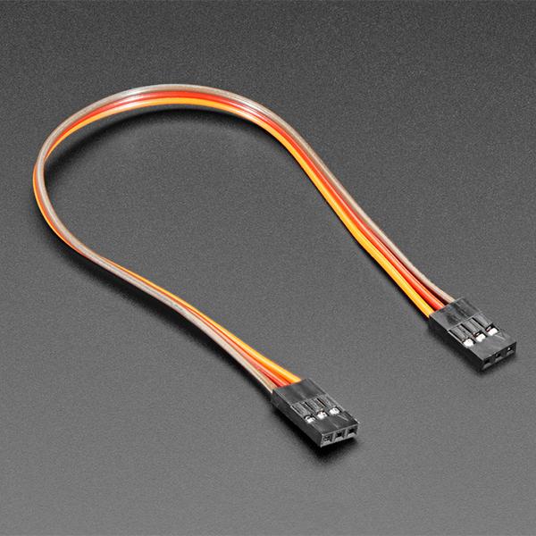 2.54mm 0.1' Pitch 3-pin Jumper Cable - 20cm long [ada-4935]