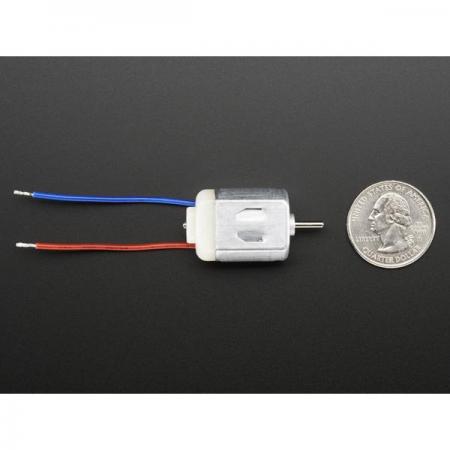 디바이스마트,기계/제어/로봇/모터 > 모터류 > DC모터 > 소형DC모터,Adafruit,DC Toy / Hobby Motor - 130 Size [ada-711],DC 취미 모터 / 4.5~9VDC / 아두이노 / 시작 토크 : 20g*cm / 샤프트 크기 : 직경 8mm x 2mm