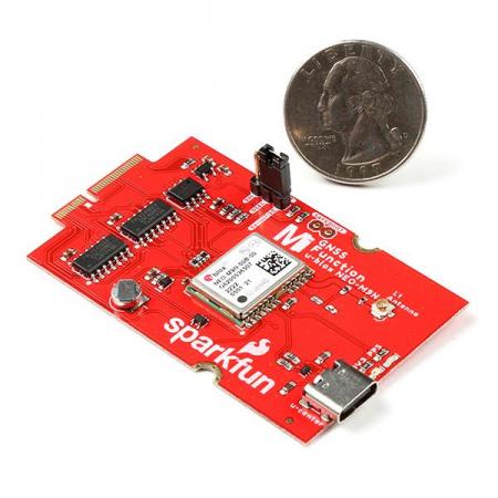 디바이스마트,MCU보드/전자키트 > 통신/네트워크 > GNSS/GPS > 정밀/고성능 GPS 모듈,SparkFun,SparkFun MicroMod GNSS Function Board - NEO-M9N [GPS-18378],92채널 u-blox M9 엔진 GNSS 수신기 / 4개의 GNSS 동시 수신 / U-blox 기반 / 1.5m 정확도 / 저전력 / RTC용 1.5mAh 백업 배터리 / 3.3V/600mA AP2112K 전압 조정기