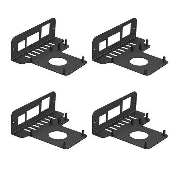 Mounting Plates for Raspberry Pi 4 B Models, Compatible with 19 inch 3U Rack Mount, 4-Pack [U6131]