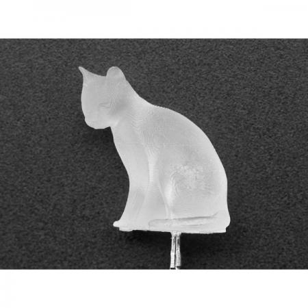 디바이스마트,LED/LCD > LED 인테리어조명 > 장식용 LED,Adafruit,dLUX-dLITE Blue Kitty Shape LEDs 5 Pack by Unexpected Labs [ada-5478],dLUX-dLITE / 고양이 블루 LED 5개 팩 / 크기 : 14.3mm x 7.6mm x 12mm(HxWxD) / 전압 :  3.0 ~ 3.2V @ 20mA 전류 / 파장 : 460~465nm / 임베디드 LED 밝기 : ~3000~4000mcd