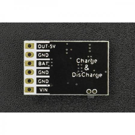 디바이스마트,MCU보드/전자키트 > 전원/신호/저장/응용 > ADC/DAC,DFROBOT,DC-DC Charge Discharge Integrated Module (5V/2A) [DFR1026],4단계 충방전 전력 표시 / 버튼 제어 출력 / 충전 전압: DC 4.6V ~ 5.4V(일반 5V) / 입력 전류: 2A-3A/ 완전 충전 전압: 4.2V±1% / 리튬 배터리 보호: 과전류, 과전압, 과열, 단락 보호