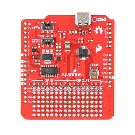 디바이스마트,오픈소스/코딩교육 > 아두이노 > 아두이노 호환쉴드,SparkFun,SparkFun USB-C Host Shield [DEV-21247],MAX3421E USB 컨트롤러 / Arduino로 USB 주변 장치/호스트 컨트롤러를 구현하는 데 필요한 모든 디지털 논리 및 아날로그 회로가 포함 / 아두이노 호환