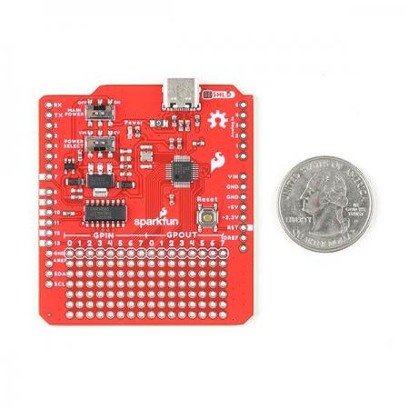 디바이스마트,오픈소스/코딩교육 > 아두이노 > 아두이노 호환쉴드,SparkFun,SparkFun USB-C Host Shield [DEV-21247],MAX3421E USB 컨트롤러 / Arduino로 USB 주변 장치/호스트 컨트롤러를 구현하는 데 필요한 모든 디지털 논리 및 아날로그 회로가 포함 / 아두이노 호환