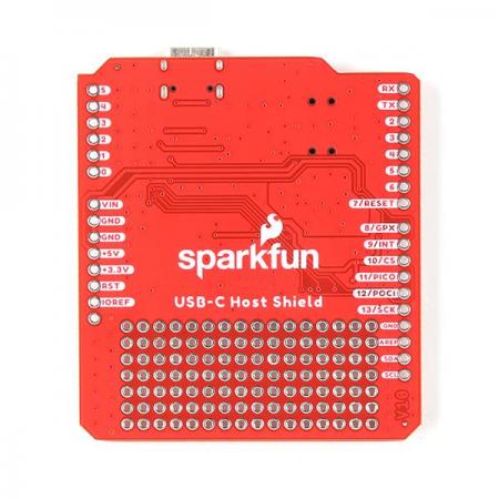 디바이스마트,오픈소스/코딩교육 > 아두이노 > 아두이노 호환쉴드,SparkFun,SparkFun USB-C Host Shield [DEV-21247],MAX3421E USB 컨트롤러 / Arduino로 USB 주변 장치/호스트 컨트롤러를 구현하는 데 필요한 모든 디지털 논리 및 아날로그 회로가 포함 / 아두이노 호환