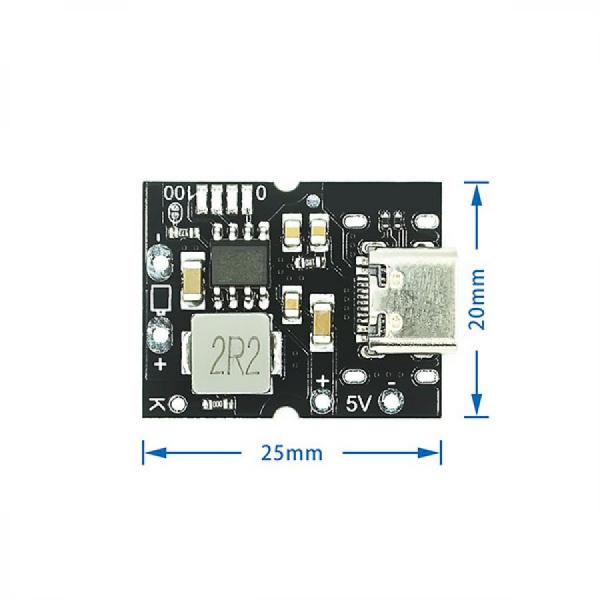 디바이스마트,MCU보드/전자키트 > 전원/신호/저장/응용 > 충전/배터리/전원,MINGWU,USB C타입 보조배터리 DIY용 충방전모듈 (5V 2A) [SZH-MIN002],C TYPE / 18650 리튬 배터리 충전 모듈 / 입력 전압 : 5V / 최대 충전 전류 : 2.4A / 크기 : 25mm X 20mm