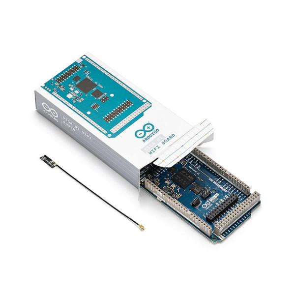 디바이스마트,오픈소스/코딩교육 > 아두이노 > 아두이노 정품 보드/쉴드/키트,Arduino,Arduino GIGA R1 WiFi,ABX00063 / 아두이노 메가와 동일한 폼팩터의 STM32H747XI 듀얼코어 32비트 MCU - Cortex M7(480MHz) + Cortex M4(240MHz) 기반 강력한 개발보드 / Murata 1DX 블루투스+와이파이 콤보 칩셋 / 2MB Flash, 1MB RAM / ATECC608A 보안 칩셋 / USB-A, 3.5mm 잭, USB-C, 20핀 Arducam 카메라 커넥터