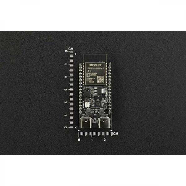 디바이스마트,오픈소스/코딩교육 > 마이크로파이썬 > ESP/XBee,DFROBOT,ESP32-C6-DevKitC-1-N8 Development Board (8 MB SPI Flash) [DFR1054],8MB SPI 플래시가 있는 범용 모듈인 ESP32-C6-WROOM-1을 기반으로 하는 보급형 개발 보드 / 대부분의 I/O 핀은 쉬운 인터페이스를 위해 양쪽의 핀 헤더로 분리되어 있으므로 개발자는 필요에 따라 점퍼 와이어로 주변 장치를 연결하거나 브레드보드에 ESP32-C6-DevKitC-1을 장착