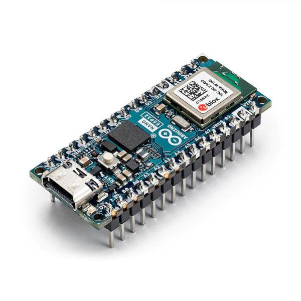 디바이스마트,오픈소스/코딩교육 > 아두이노 > 아두이노 정품 보드/쉴드/키트,Arduino,Arduino Nano ESP32 with headers,ABX00083 / ESP32-S3 와이파이 블루투스 콤보 칩셋 기반의 IoT, 마이크로 파이썬 특화 아두이노 나노 / u-blox NORA-W106(ESP32-S3) 칩셋 / USB-C 커넥터 / 입력 전압 : 6 - 21V / I/O 전압 : 3.3V / 아두이노 IoT 클라우드 및 HID 지원