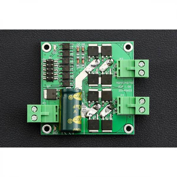 디바이스마트,MCU보드/전자키트 > 버튼/스위치/제어/RTC > 모터/모터컨트롤,DFROBOT,2x7A DC Motor Driver [DRI0041],초소형 듀얼 DC 모터 드라이버 / 저전압 / ESD 정전기 보호 / 전압 : DC 7 ~ 24V / 출력 채널 : 2채널