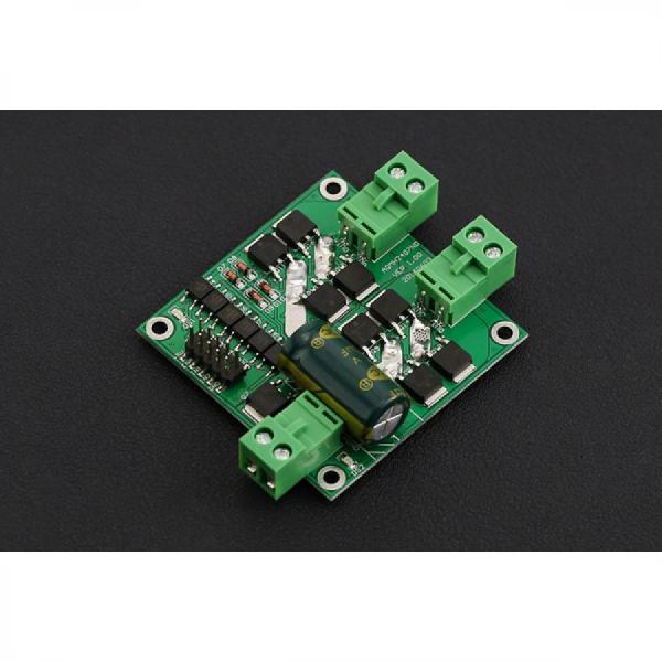 디바이스마트,MCU보드/전자키트 > 버튼/스위치/제어/RTC > 모터/모터컨트롤,DFROBOT,2x7A DC Motor Driver [DRI0041],초소형 듀얼 DC 모터 드라이버 / 저전압 / ESD 정전기 보호 / 전압 : DC 7 ~ 24V / 출력 채널 : 2채널