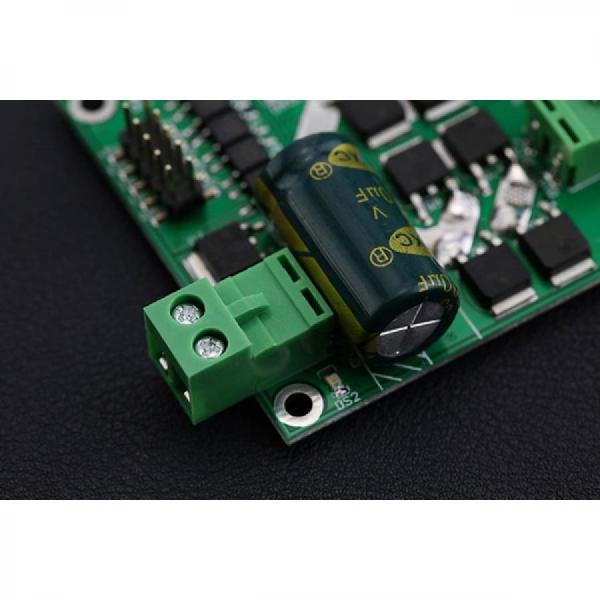 디바이스마트,MCU보드/전자키트 > 버튼/스위치/제어/RTC > 모터/모터컨트롤,DFROBOT,2x7A DC Motor Driver [DRI0041],초소형 듀얼 DC 모터 드라이버 / 저전압 / ESD 정전기 보호 / 전압 : DC 7 ~ 24V / 출력 채널 : 2채널