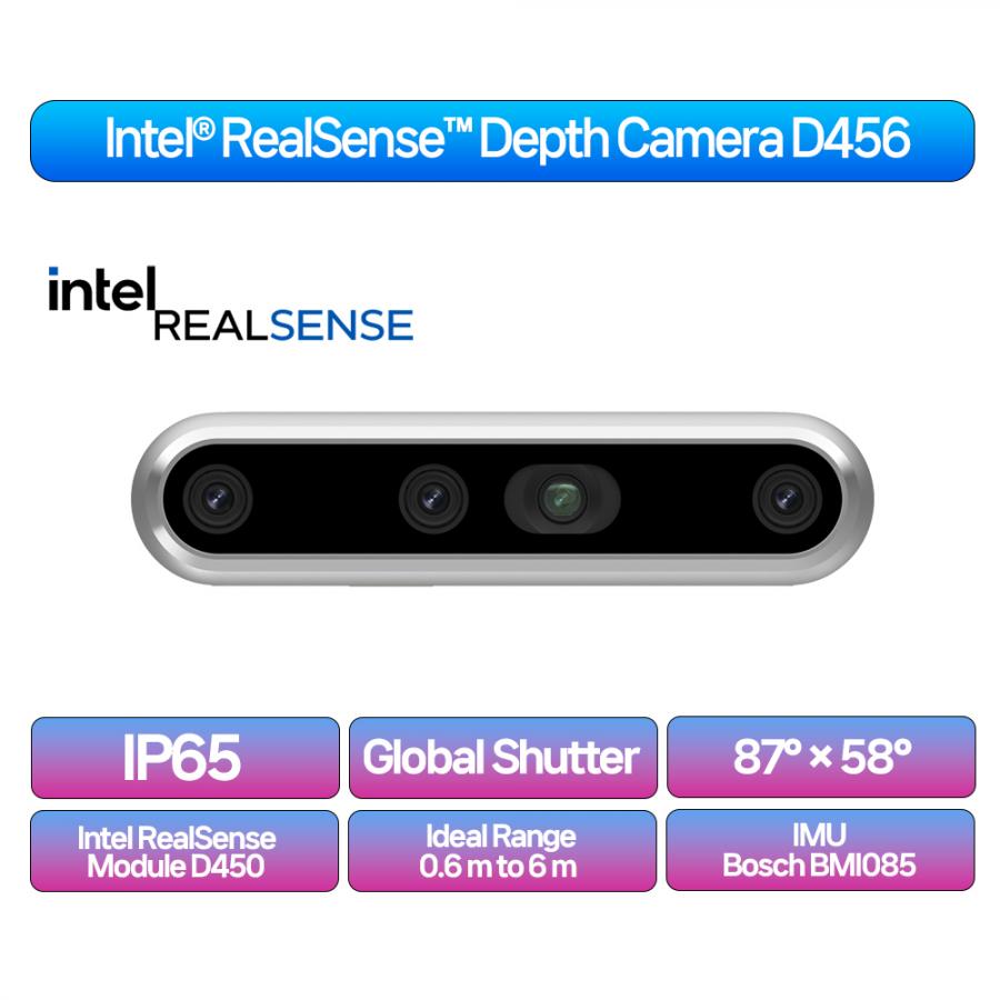 Intel® RealSense™ Depth Camera D456 (82635DSD456,82635DSD456MP)