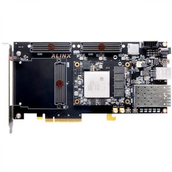 디바이스마트,MCU보드/전자키트 > 프로세서/개발보드 > FPGA,ALINX,AMD Xilinx Kintex UltraScale FPGA Development EVB & Kits FMC HPC PCIE XCKU040 [AXKU042],Kintex™ UltraScale™ XCKU040-2FFVA1156I, 4GB DDR4 / QSPI FLASH / 120핀 커넥터 / 80핀 커넥터 / PCLE 3.0 x 8 / UART / 기가비트 이더넷