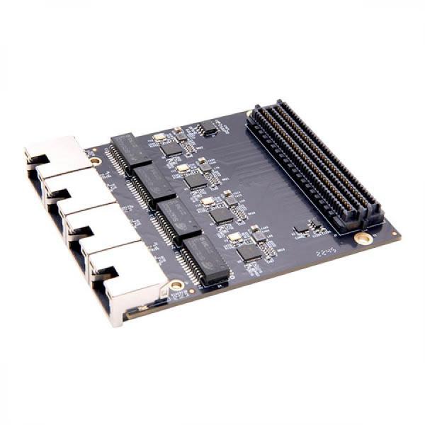 디바이스마트,MCU보드/전자키트 > 통신/네트워크 > RF/LoRa,ALINX,4-way PHY Gigabit Ethernet port module FMC LPC board [FL2121],4x Gigabit Ethernet Port Card / Gigabit Ethernet Chip : 4 pieces JL2121 / network : 4-RJ45 / -40°C~85°C