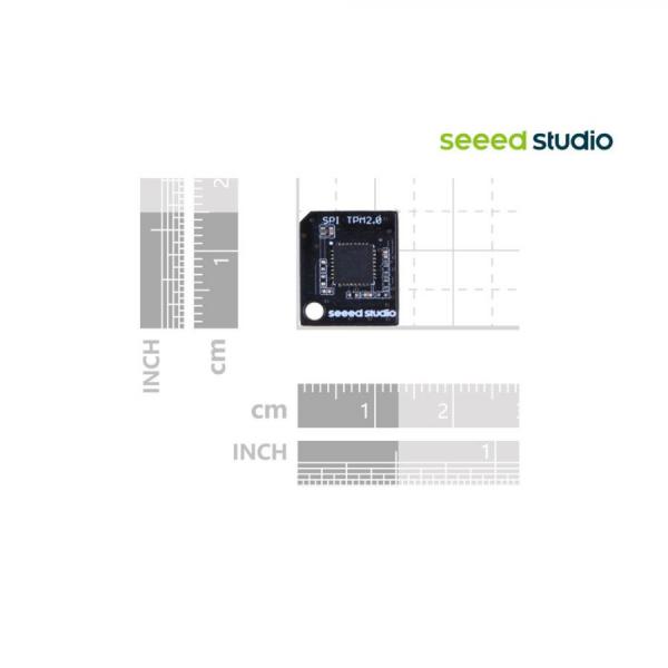 디바이스마트,MCU보드/전자키트 > 통신/네트워크 > RF 송수신 모듈/모뎀(디지키),Seeed,TPM2.0 Module with infineon SLB9670 [114993114],SPI 인터페이스를 갖춘 Infineon SLB9670이 탑재 / 표준화된 보안 컨트롤러 제공 / 크기 : 15*12*6mm