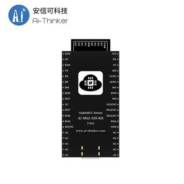 디바이스마트,MCU보드/전자키트 > 통신/네트워크 > 와이파이,Ai-Thinker,WiFi6 + 블루투스 BLE 5.3 콤보 모듈 [Ai-M62-32S-Kit],Ai-M62-32S 모듈용으로 설계된 개발 보드 / 칩셋 : BL616 / 크기 : 49.66*25.4mm / 전압 : 3.3V 또는 5V