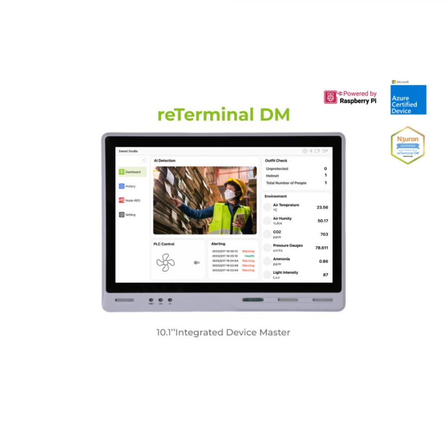 reTerminal DM - 10.1inch Raspberry pi 산업용 패널 PC [H114070201]