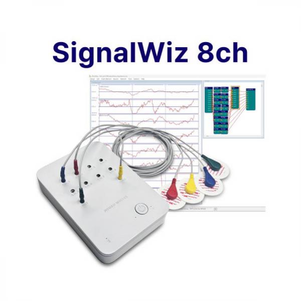 디바이스마트,MCU보드/전자키트 > 교육용키트/로봇 > 생체신호 측정키트,,8채널 뇌파측정기 생체신호측정기 SignalWiz,EEG/ECG/EOG/EMG 등 다양한 생체 신호 측정, 웨어러블 타입, 블루투스 4.2 무선 통신으로 앱 연동