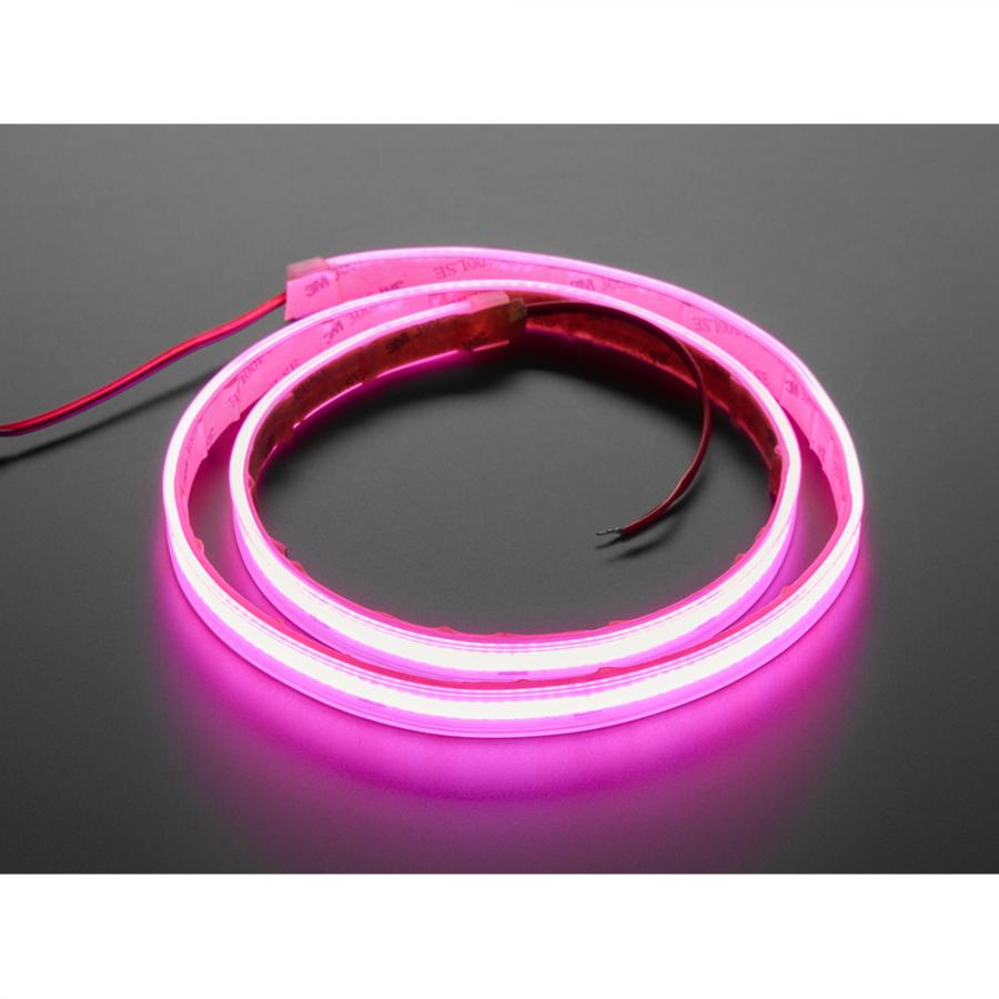 Flexible 12V LED Strip - 352 LEDs per meter - 1m long - Pink [ada-4850]
