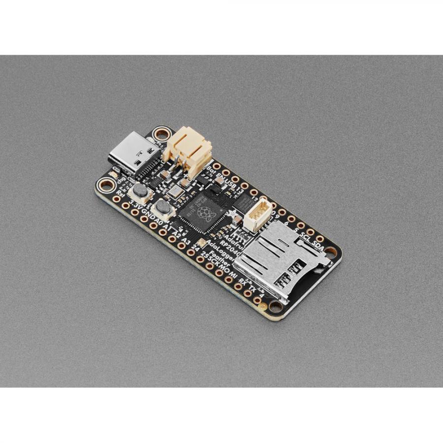 Adafruit Feather RP2040 Adalogger - 8MB Flash with microSD Card - STEMMA QT / Qwiic [ada-5980]