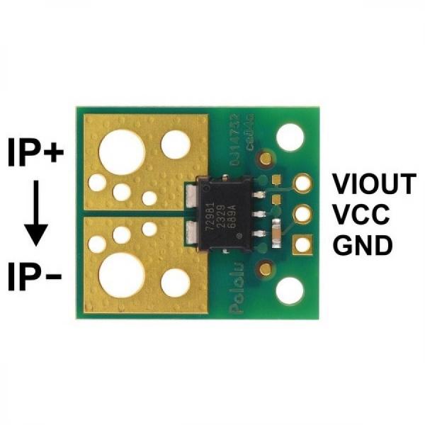 디바이스마트,MCU보드/전자키트 > 센서모듈 > 전압/전류센서,Pololu,ACS72981KLRATR-150U3 Current Sensor Compact Carrier 0A to 150A, 3.3V #5259,범위 : 0-150A(단방향) / 낮은 저항(~0.2 mΩ) / 전원 전압 : 3.0V ~ 3.6V / 감도 : 17.6mV/A / 영점 : 0.33V / 응답 시간 : 2µs 미만 / 크기 : 0.7x0.8