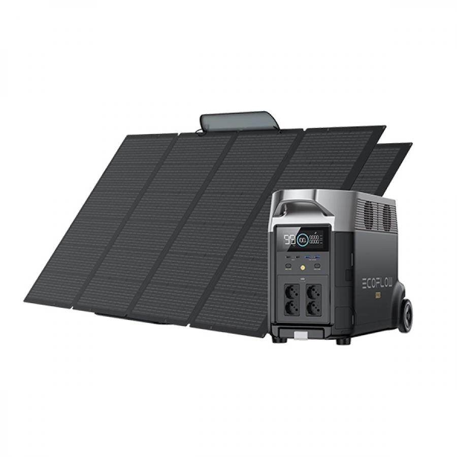캠핌용 파워뱅크 DELTA Pro 델타프로 + 태양광 패널 400W