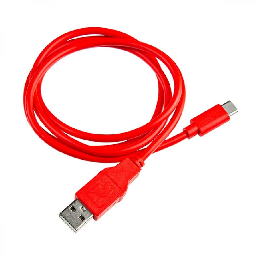 USB-A to USB-C Cable - 1m, USB 2.0 (Flexible Silicone) [CAB-25630]