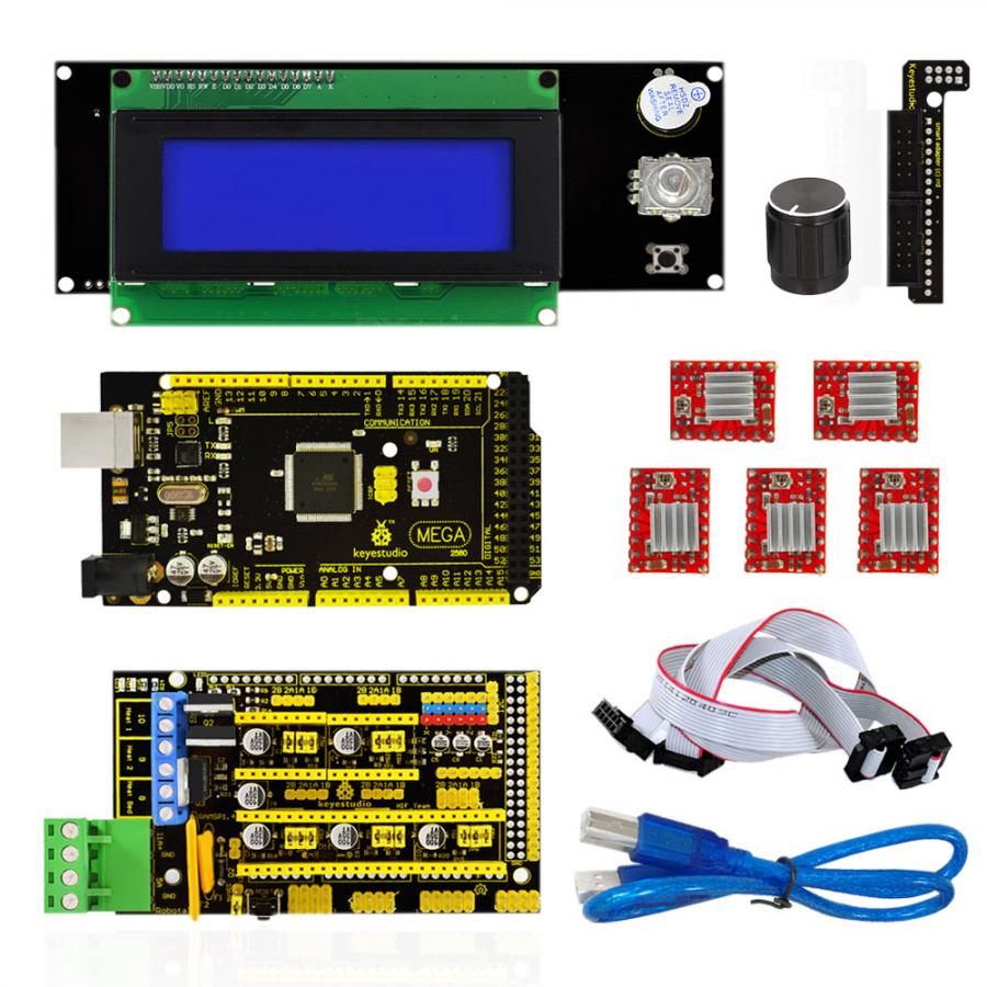 아두이노 Mega 2560 3D 프린터 키트 (2004 캐릭터LCD) [KS0091]