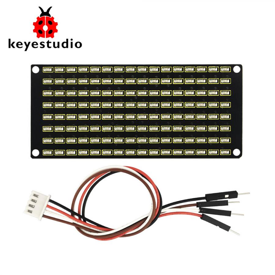 아두이노 8x16 LED 도트 매트릭스 보드 [KS0357]