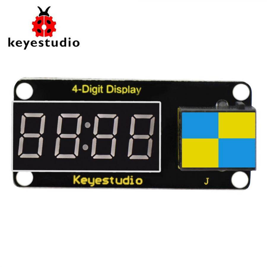 아두이노 EASY PLUG - 4-Digit LED 세그먼트 모듈 [KS0369]