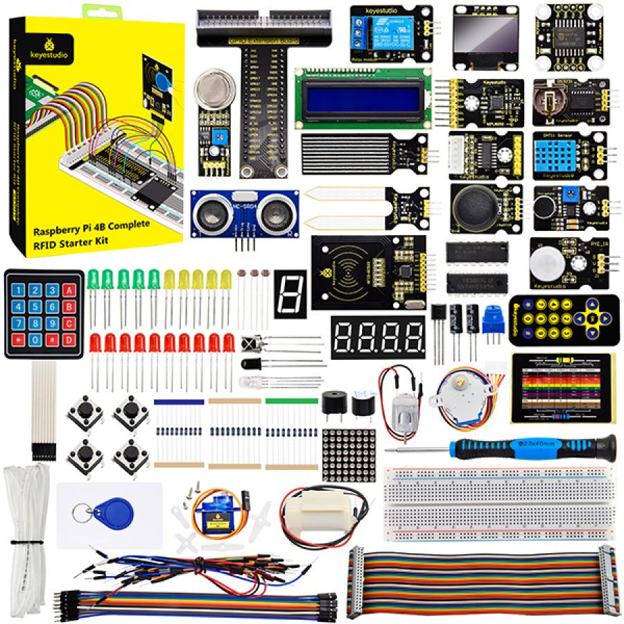 라즈베리파이 컴플리트 RFID 스타터 키트 (라즈베리파이 미포함) [KS3015]