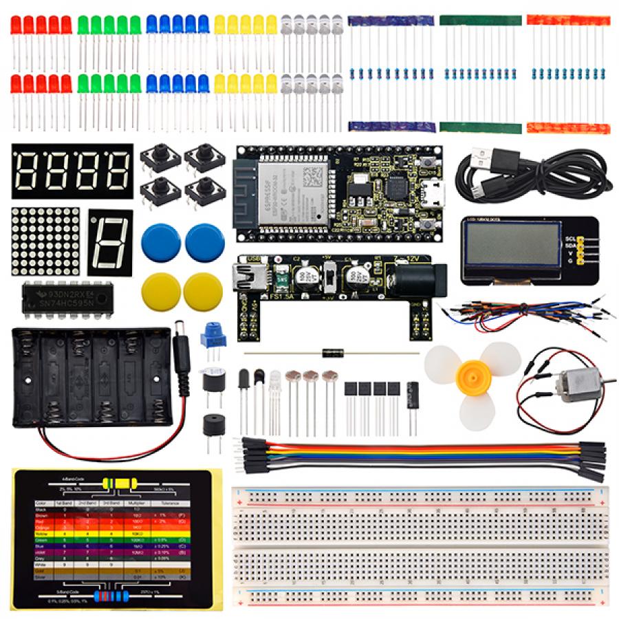 아두이노 ESP32 베이직 학습 스타터 키트 (ESP32 메인보드 포함) [KS5012]