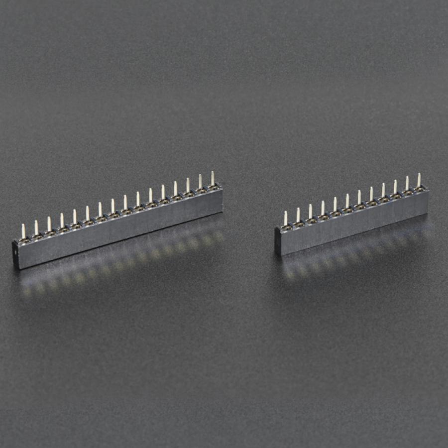 Short Headers Kit for Feather - 12-pin + 16-pin Female Headers [ada-2940]