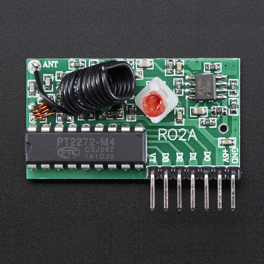 Simple RF M4 Receiver - 315MHz Momentary Type [ada-1096]